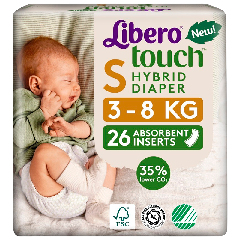 Libero Touch Hybrid Insert S 3-8 kg (26 stk)