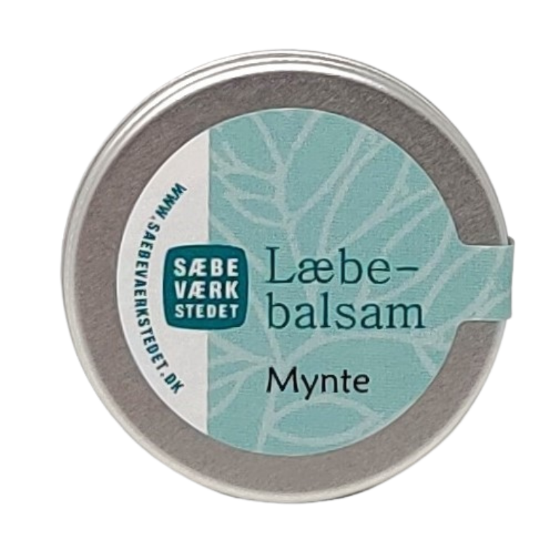 Sæbeværkstedets Læbebalsam Mynte - 14 gr
