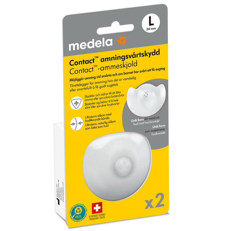 Medela Contact Ammebrikker - L, 24 mm - 2 stk