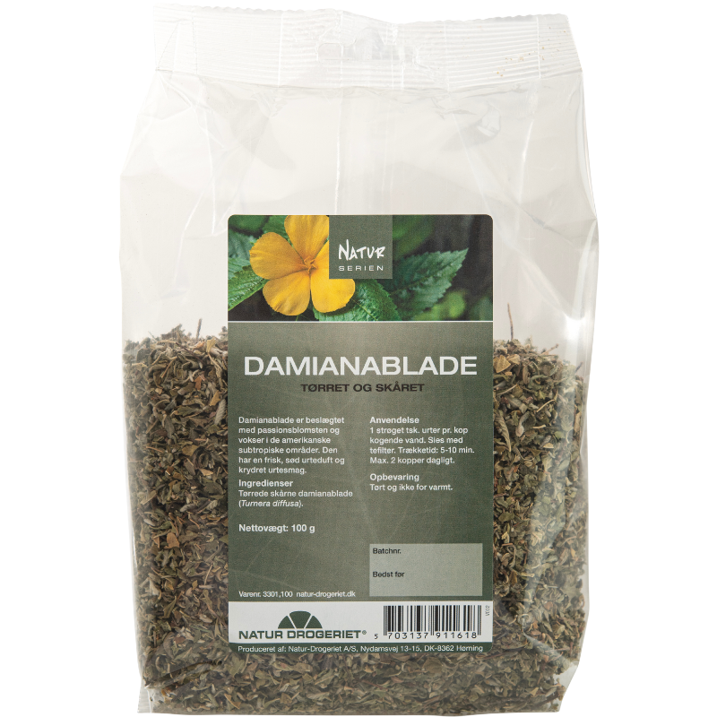Natur Drogeriet Damianablade Tørret & Skåret (100 g)