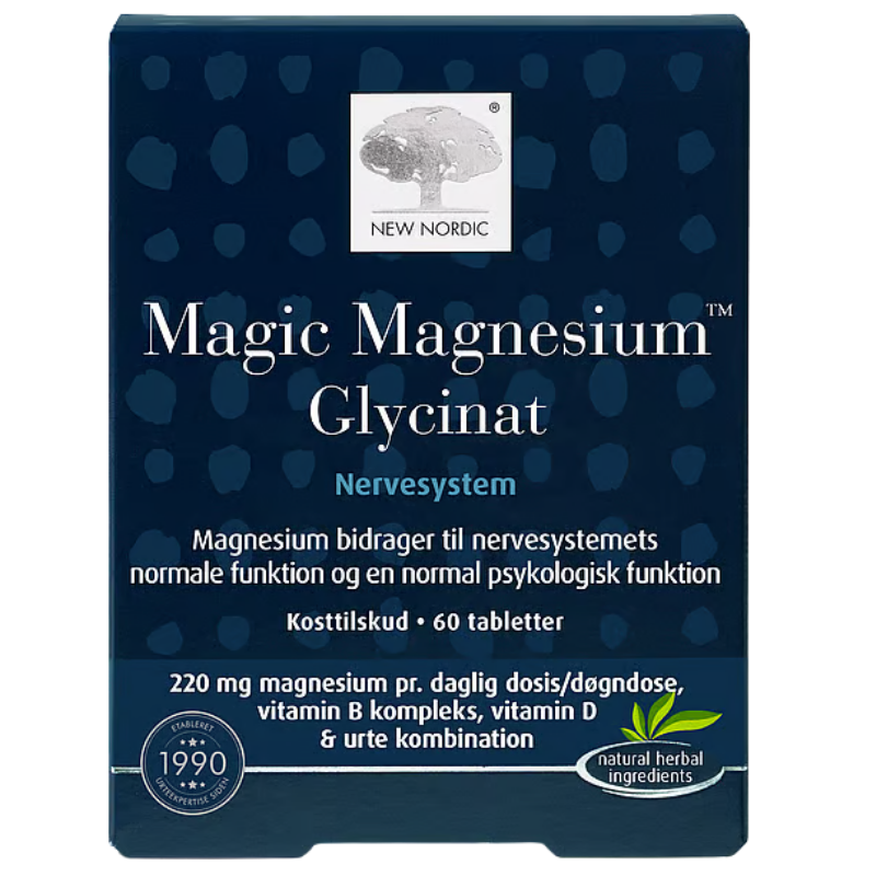 New Nordic Magic Magnesium Glycinat (60 tabl)