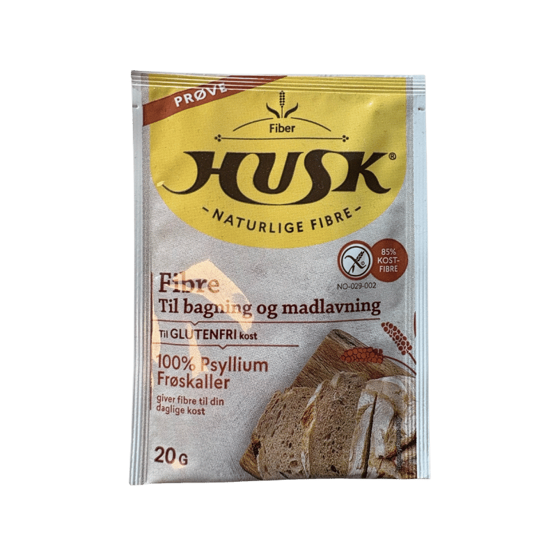 Vareprøve - Fiber HUSK Glutenfri Bagemiddel (20 g)