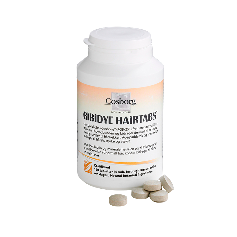 Cosborg Gibidyl Hairtabs - 120 tabletter