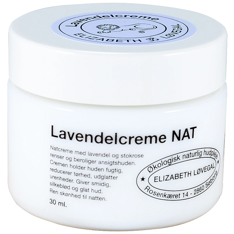 Elizabeth Løvegal Lavendelcreme NAT (30 ml)