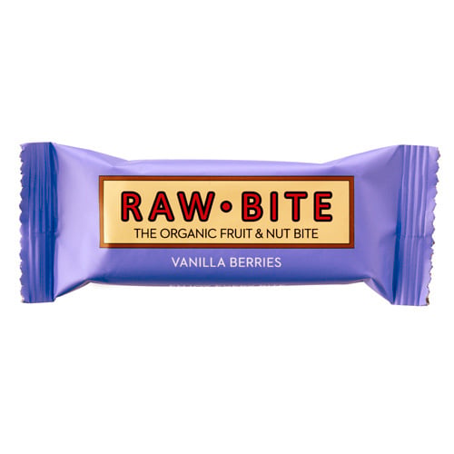 RawBite Vanilla Berries Øko. - 50 gr.