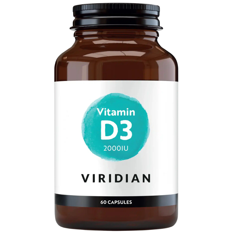 Viridian D3 Vitamin 2000IU (60 kaps)