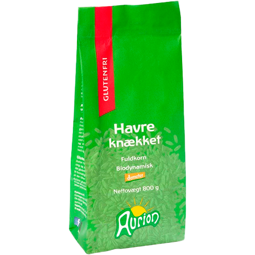 Aurion Glutenfri Knækket Havre Ø (800 g)