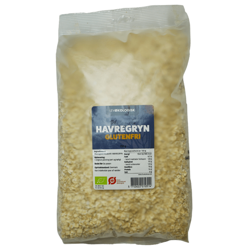 Lev Økologisk Havregryn Glutenfri Ø (750 g)