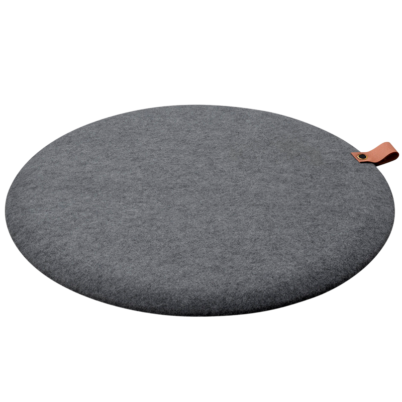 JobOut Ståmåtte Design Rund Mørkegrå (1 stk)