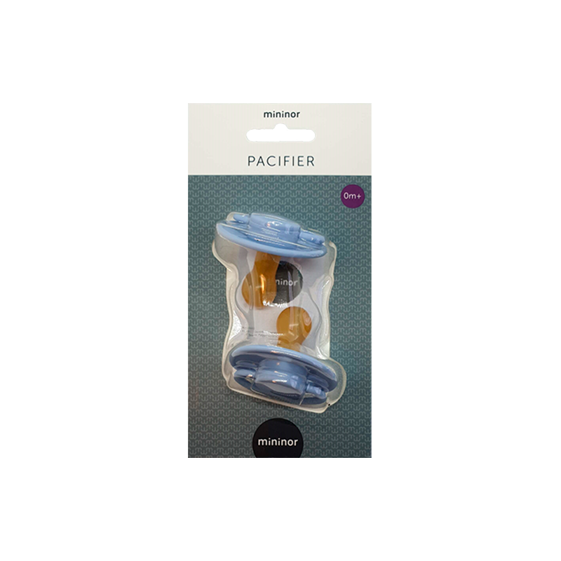 Mininor Latexsut 0+ Mdr Blå (2 stk)