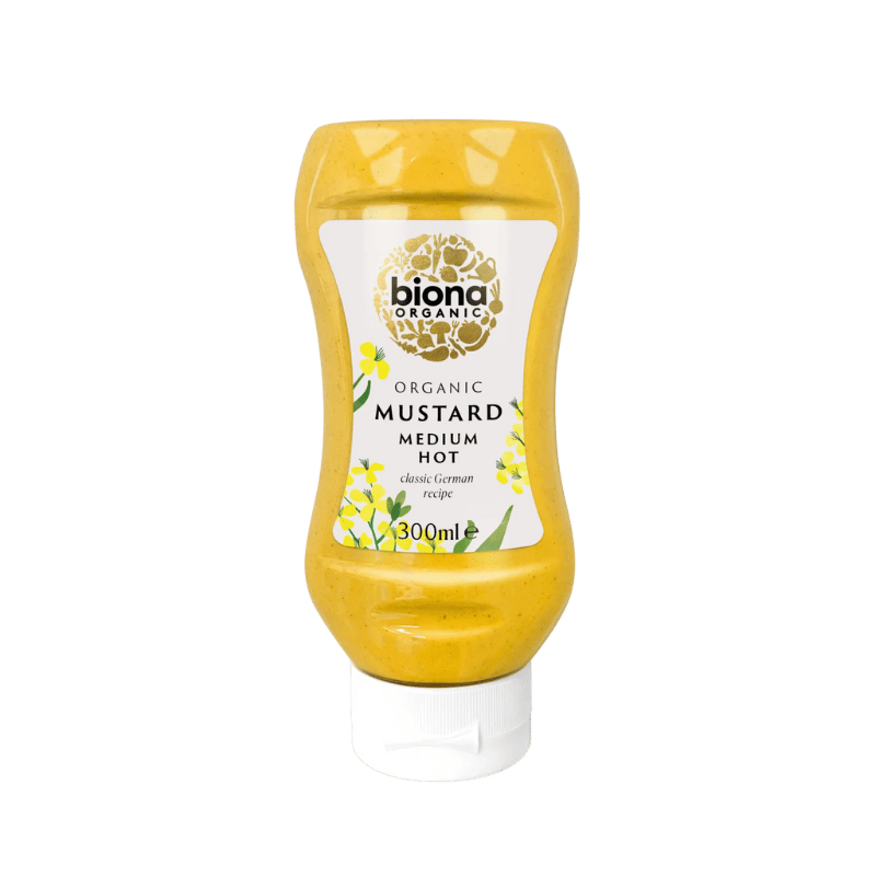 Biona Sennep Medium Hot Squeezy Ø (300 ml)
