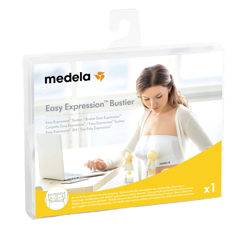 Medela Easy Expression BH Hvid - S - 1 stk