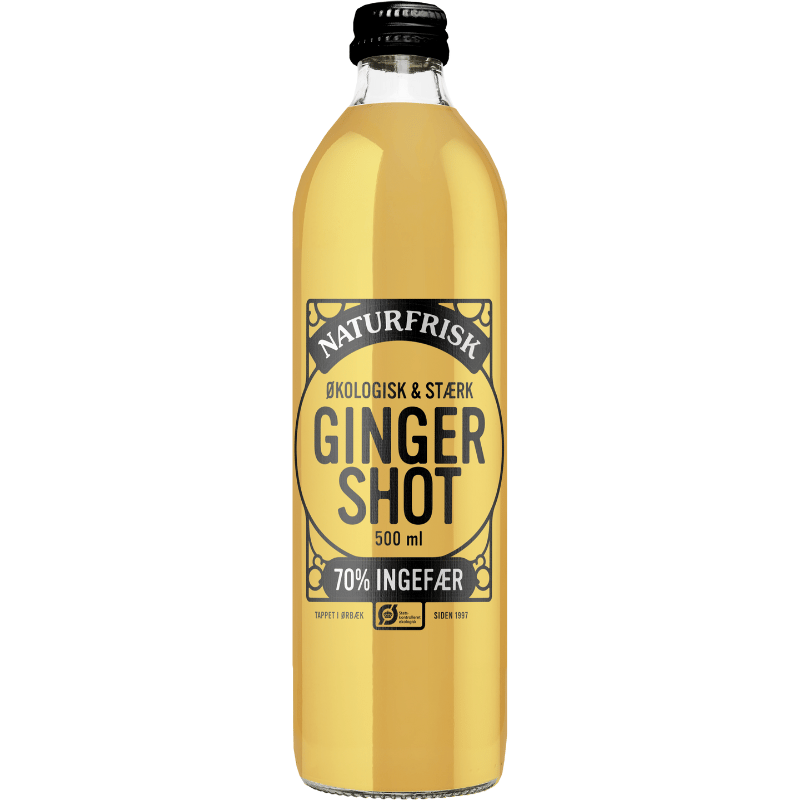Naturfrisk Ingefær Shot Ø - 500 ml.