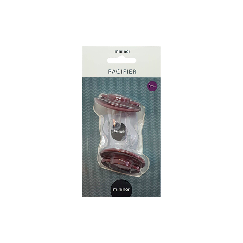 Mininor Silikonesut 0+ Mdr Lilla (2 stk)