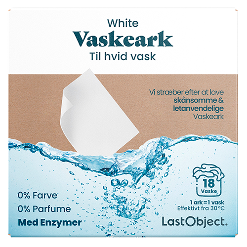 LastObject Vaskeark White (18 stk)