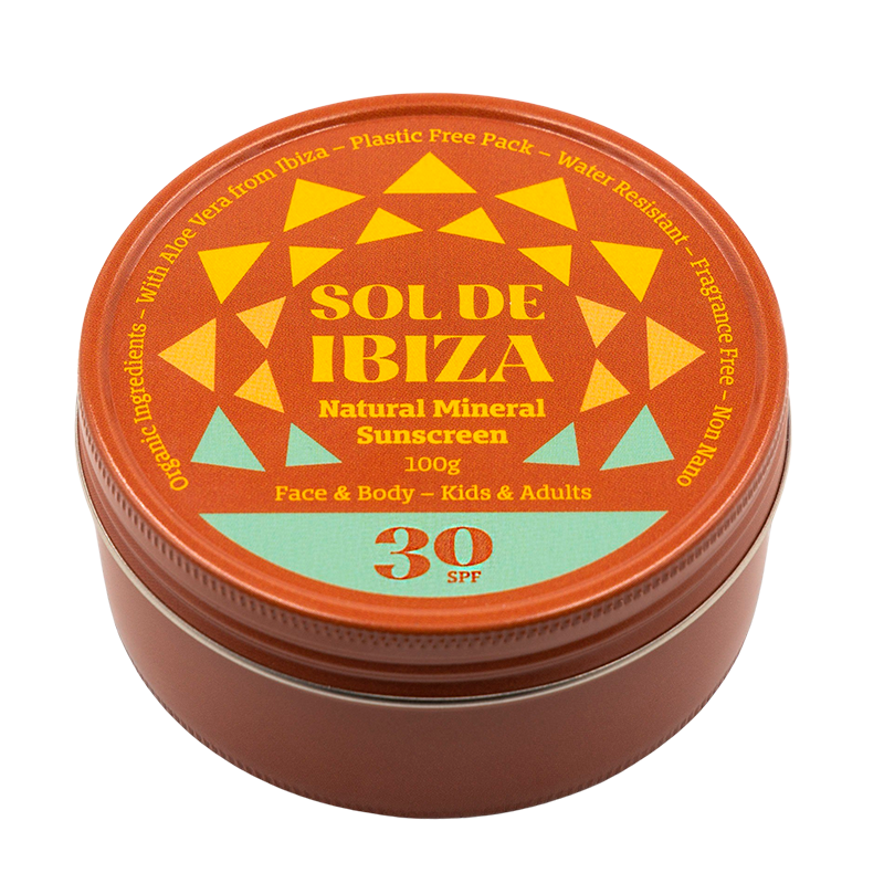 Sol De Ibiza Face & Body Plastic Free Tin SPF30 - 100 g