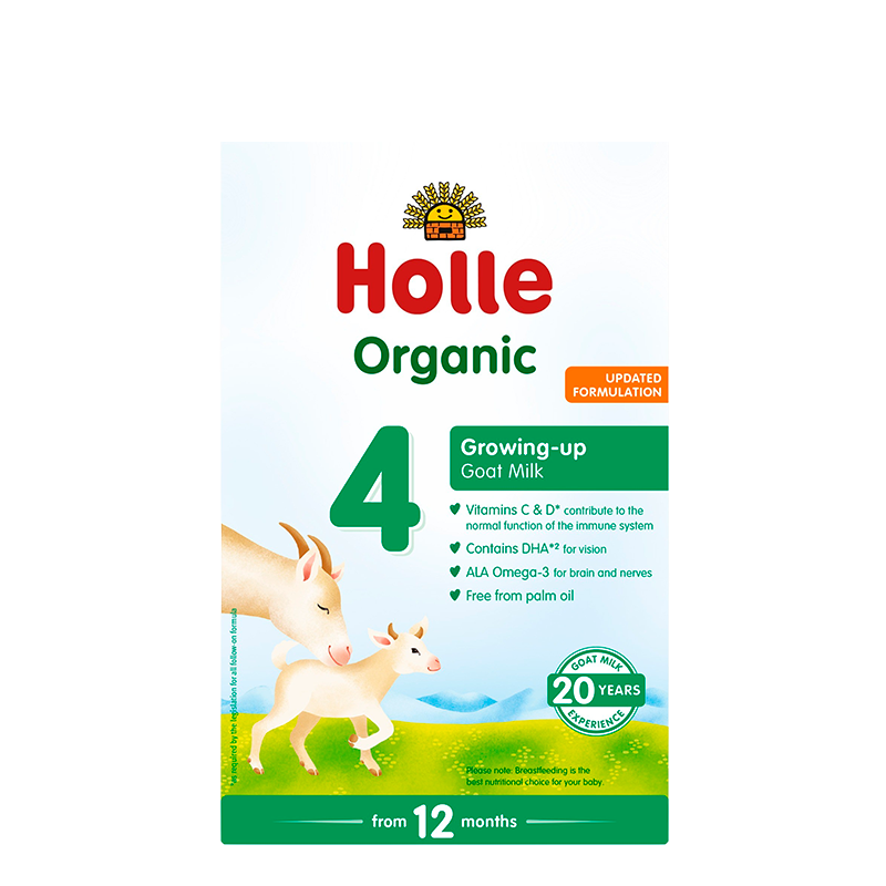Holle Tilskudblanding Gedemælk Basis 4 Ø - fra 12 mdr. (400 g)