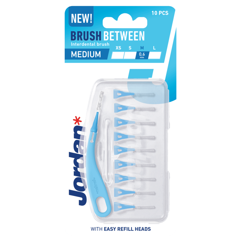 Jordan Brush Between Refillable Interdental Brush Medium (10 stk)