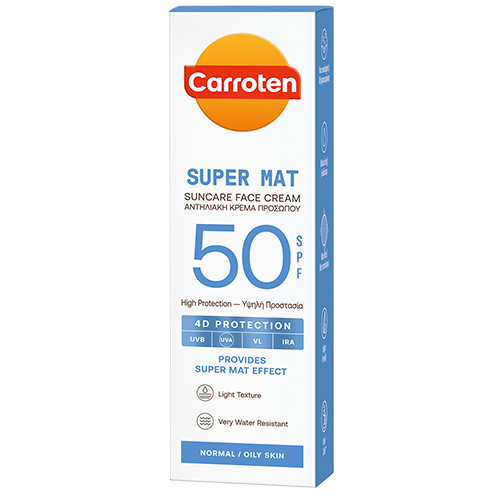 Carroten Face Super Mat Cream SPF 50 (50 ml)