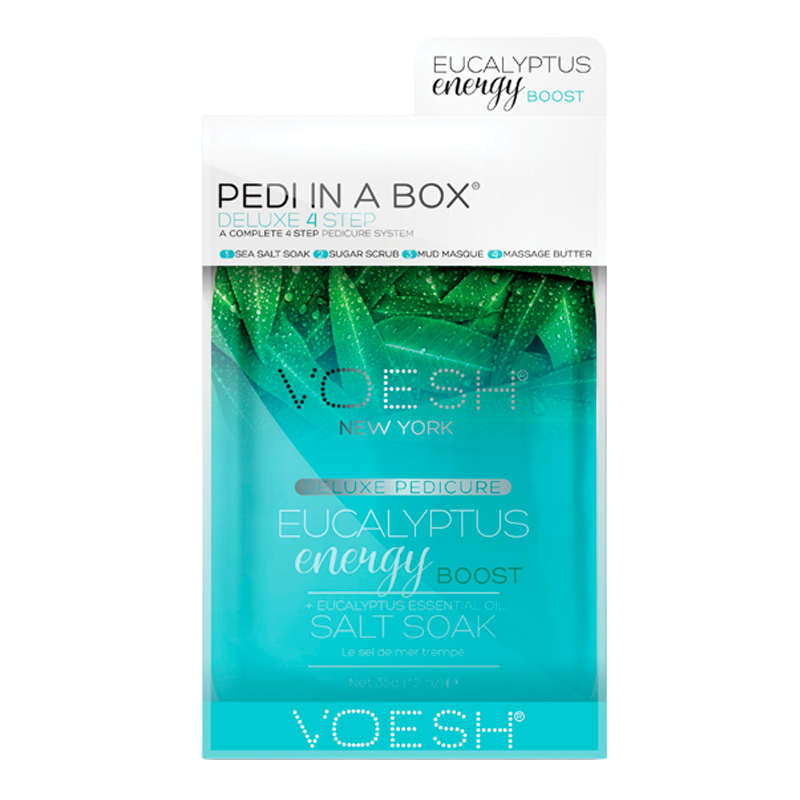 VOESH Pedi In A Box Deluxe 4 Step Pedicure Eucalyptus (1 stk)
