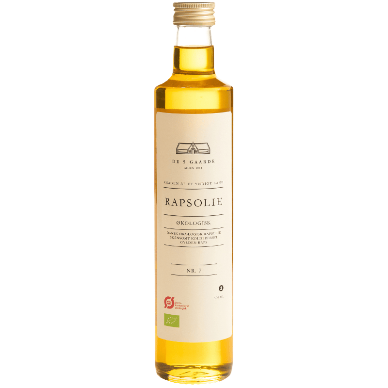 De 5 Gaarde Koldpresset Rapsolie Ø (500 ml)