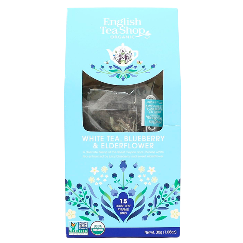 English Tea Shop White Tea, Blueberry & Elderflower Ø  (15 stk)
