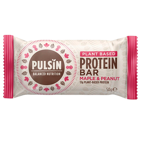 Pulsin Proteinbar Maple og Peanut - 50 gr