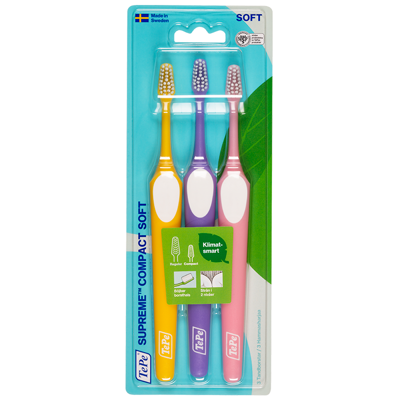 TePe Supreme Compact Soft Tandbørster (3 stk)