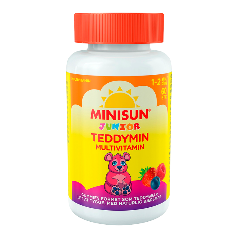 Minisun Junior Teddymin Multivitamin (60 stk)