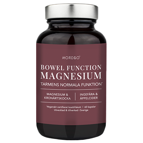 Nordbo Vegan Bowel Function Magnesium (60 kaps)