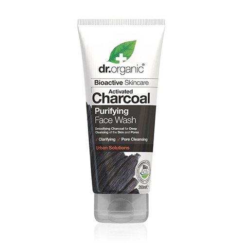 Dr. Organic Face Wash Charcoal Purifying - 200 ml.