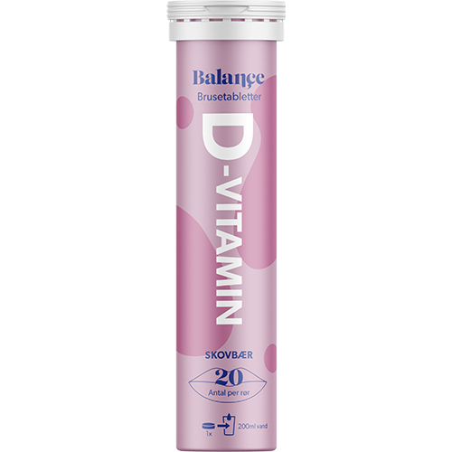 Balance Brusetabletter D-Vitamin (20 tabl)