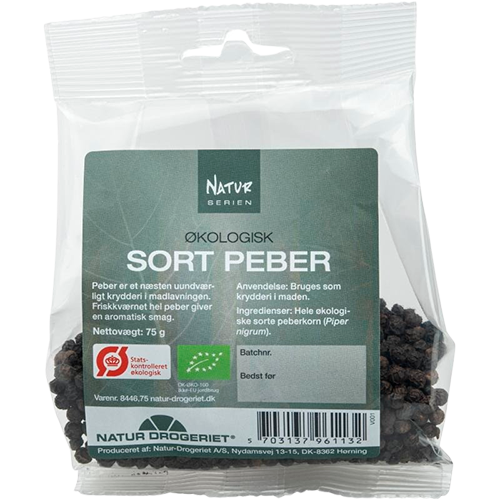 Natur Drogeriet Hel Sort Peber Ø (75 gr)