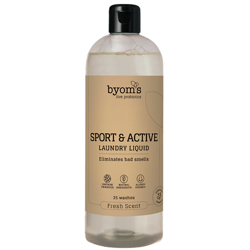 byoms Sport & Active Probiotic Laundry Liquid Fresh Scent (500 ml)