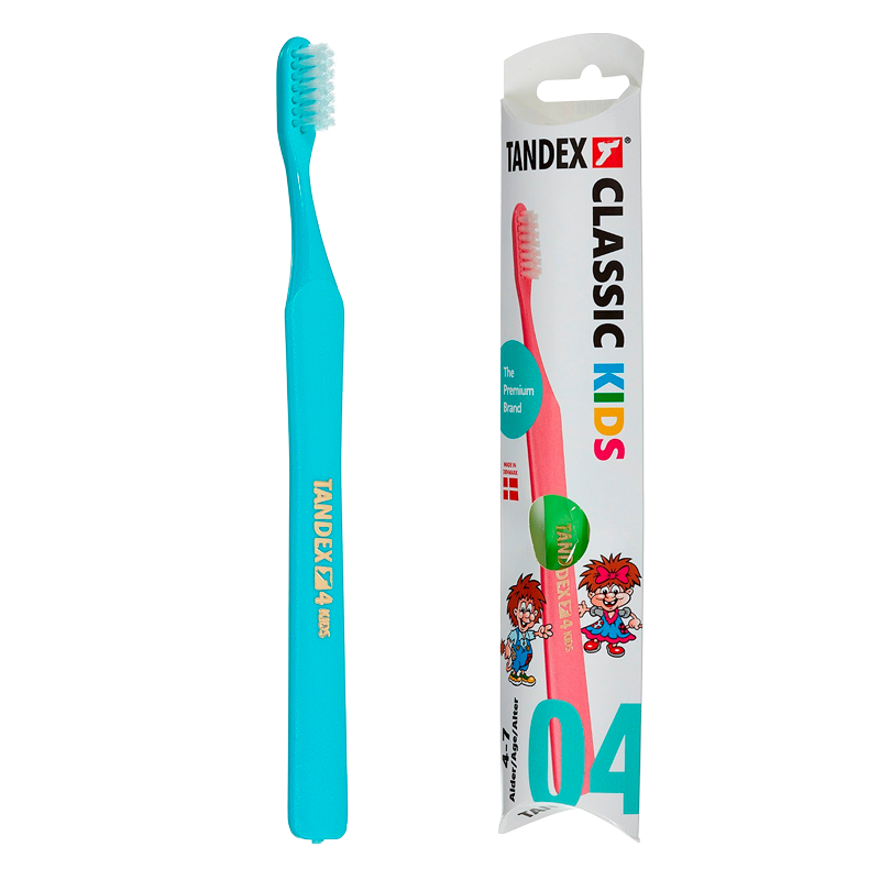 TANDEX Classic Kids 04 Soft Tandbørste Ass. Farve (1 stk)