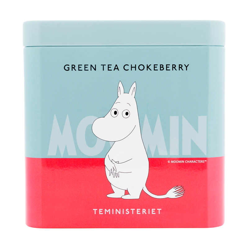 Teministeriet Moomin Green Tea Chokeberries Tin - 100 g