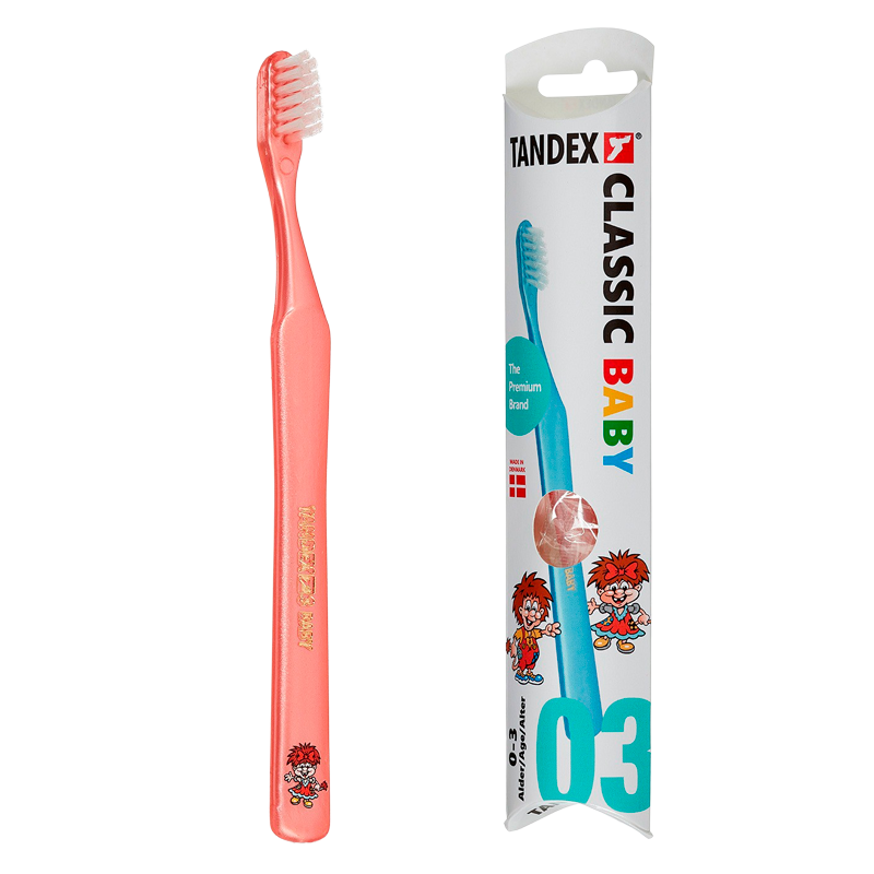 TANDEX Classic Baby 03 Soft Tandbørste Ass. Farve (1 stk)
