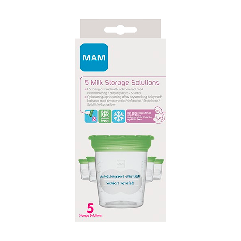 MAM Milk Storage Solution - 5 stk