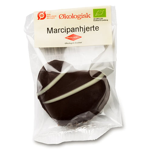 Økoladen Marcipanhjerte Ø - 19 g.