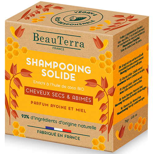 Beau Terra Shampoo Bar Dry & Damaged Hair (75 g)