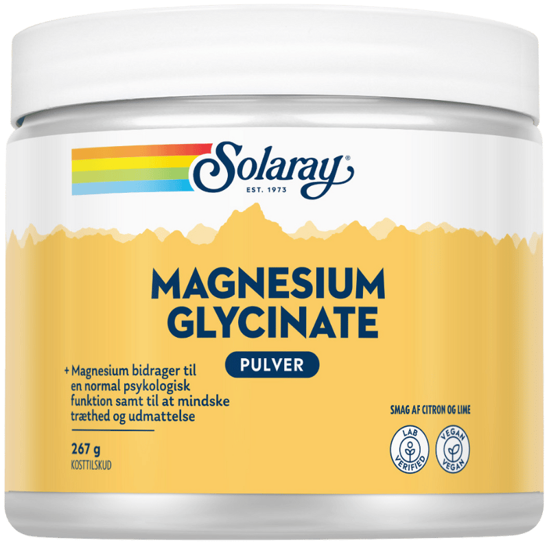 Solaray Magnesium Glycinate Lemon & Lime (267 g)