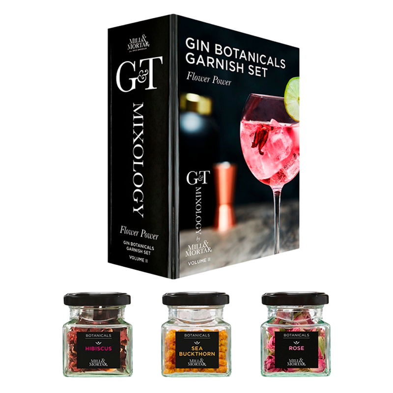Mill & Mortar Flower Power, G&T Garnish Set (35 g)