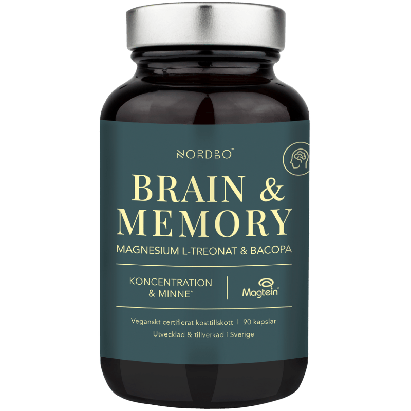 Nordbo Brain & Memory Magnesium (90 kaps)