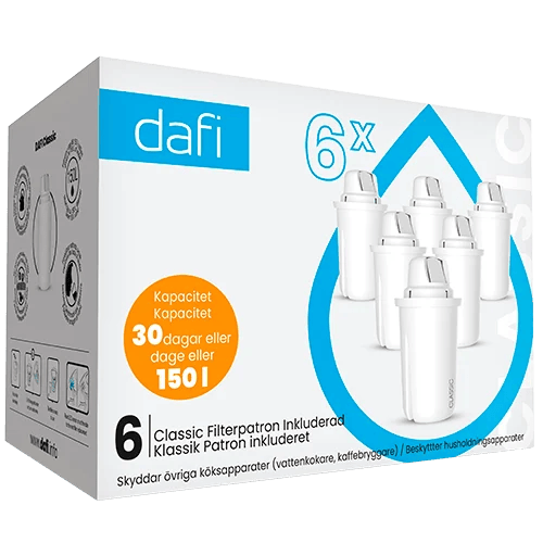 Dafi Filterpatroner - 6-pack
