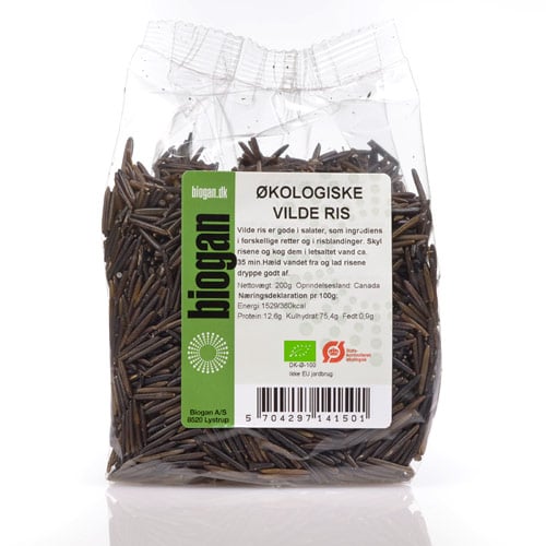 Biogan Økologiske Vilde Ris - 200 g.