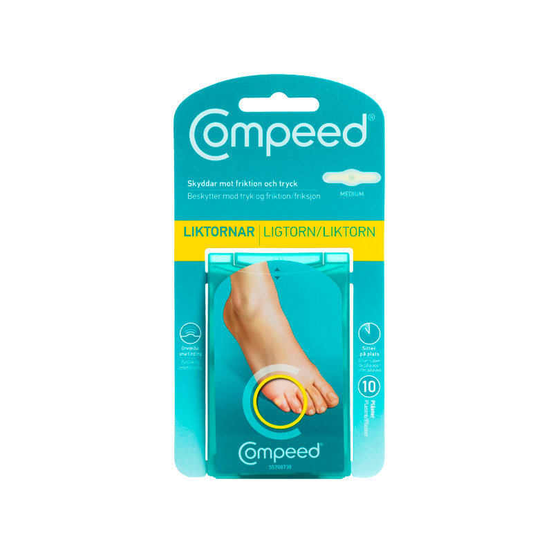 Compeed Ligtorne Medium - 10 stk.