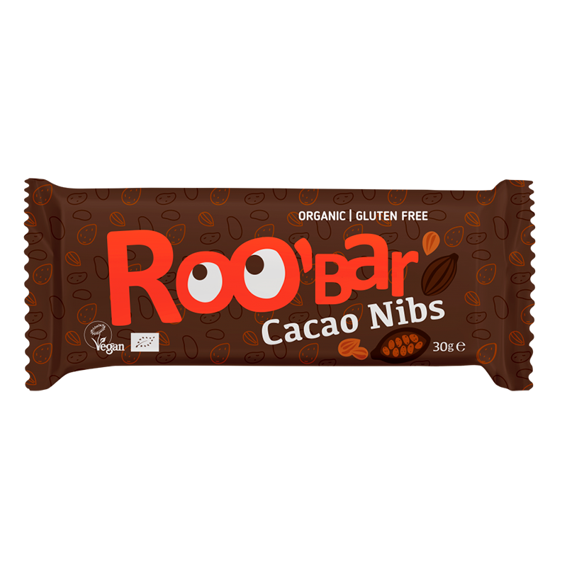 Roo'Bar Cacao Nibs Ø - 30 g.