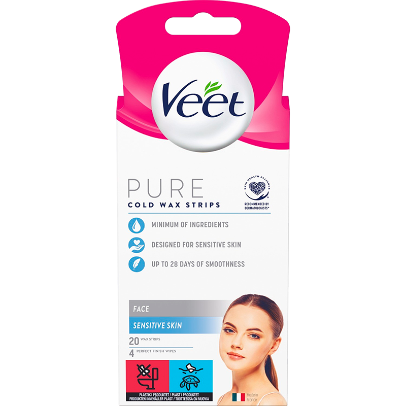 Veet Voksstrips Ansigt (20 stk)
