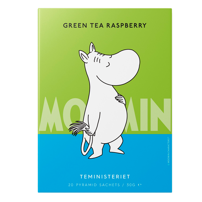 Teministeriet Moomin Green Tea Raspberry - 20 stk