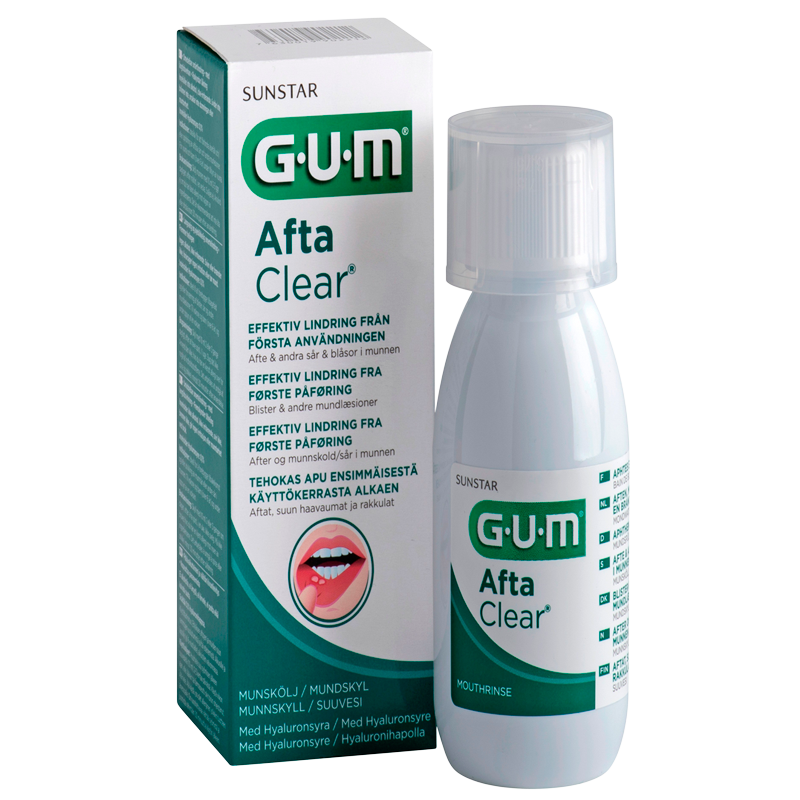 GUM AftaClear Mundskyl - 120 ml